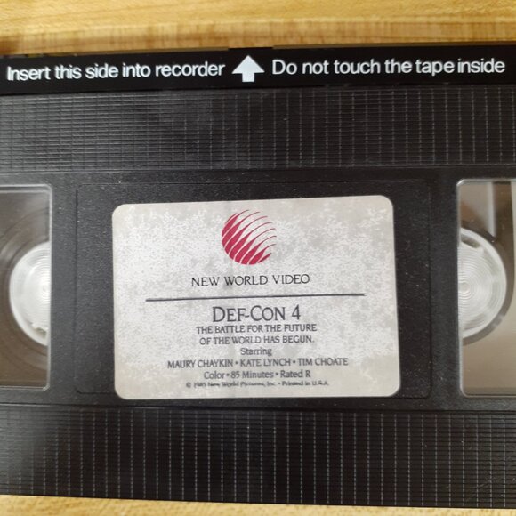 Def-Con 4 Defense Condition VHS New World Video Roger Corman Sci fi Cult Horror - Picture 6 of 7